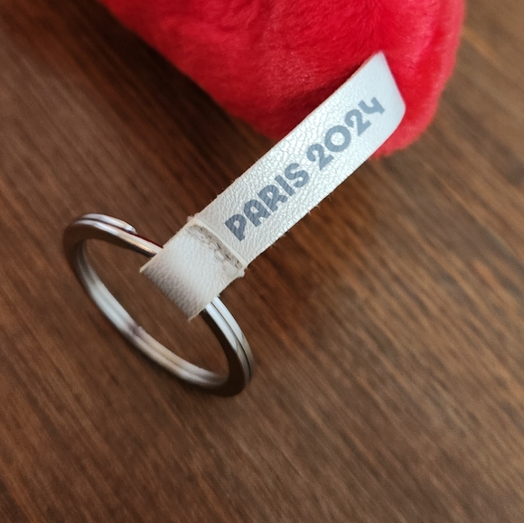 Paris 2024 Olympics Phryge Mascot Plush Keychain - Picture 2 of 8